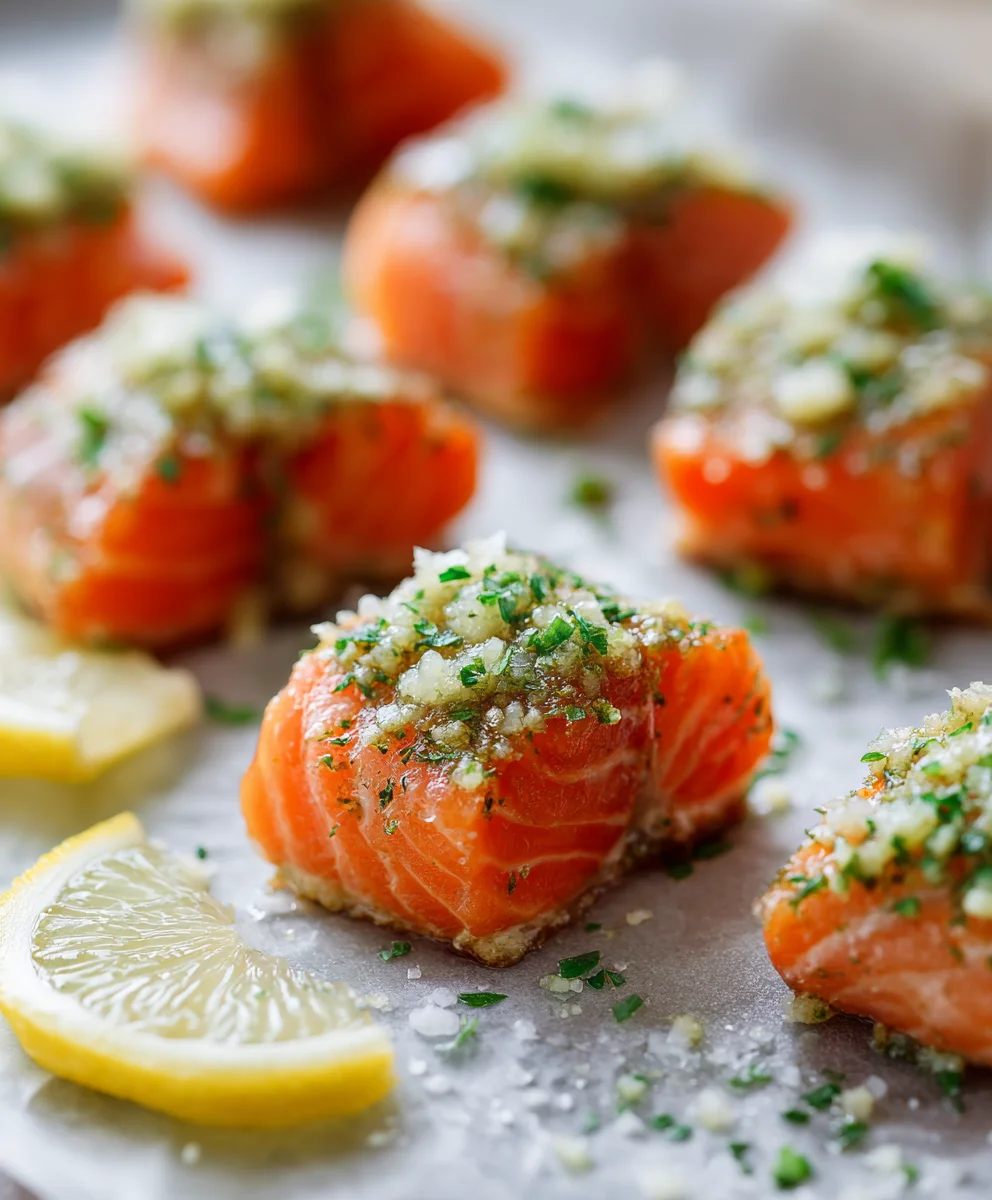 Salmon Garlic Bites Recipe: Easy & Delicious Dinner!