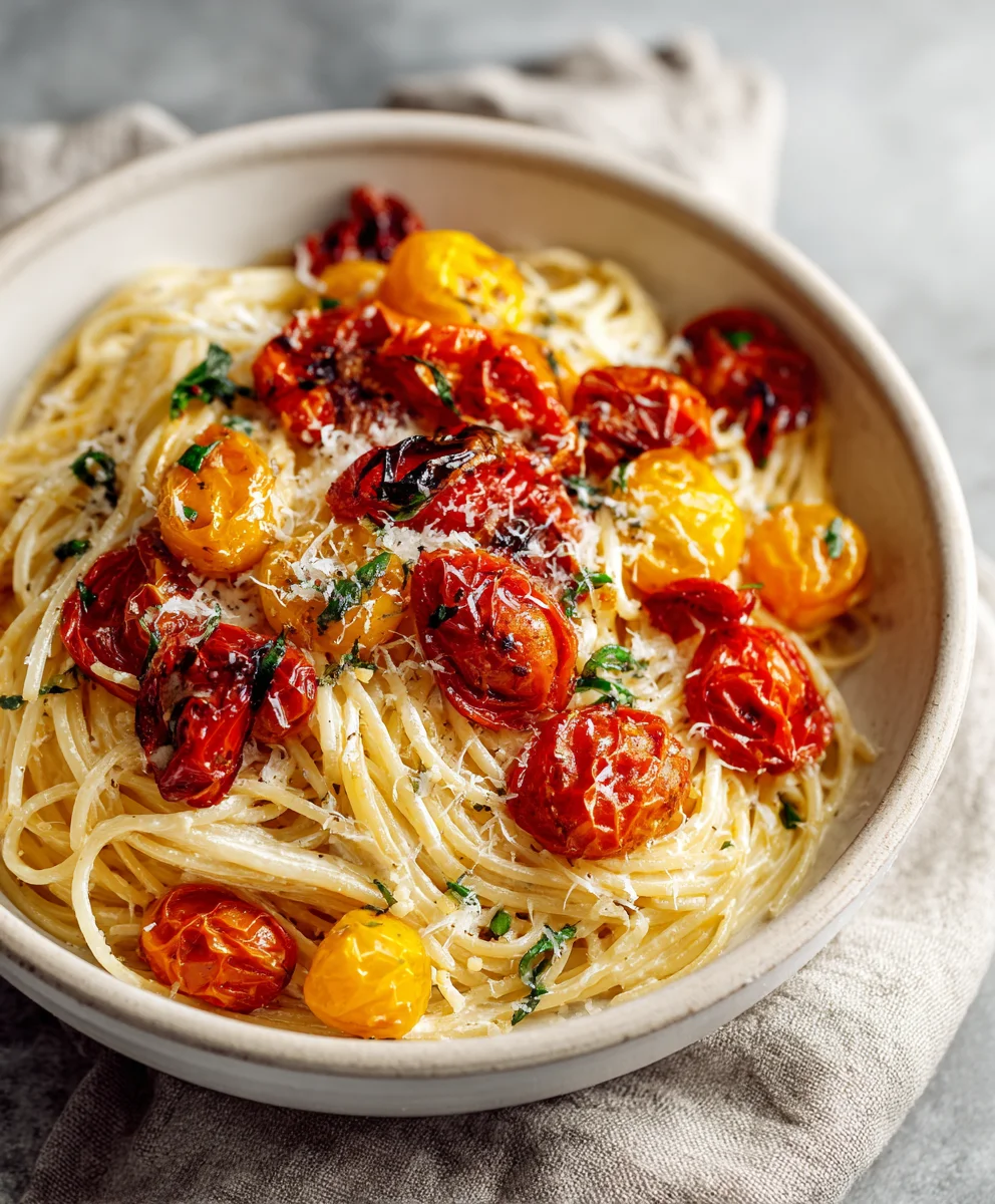 Best Roasted Tomato And Garlic Ricotta Pasta Recipe
