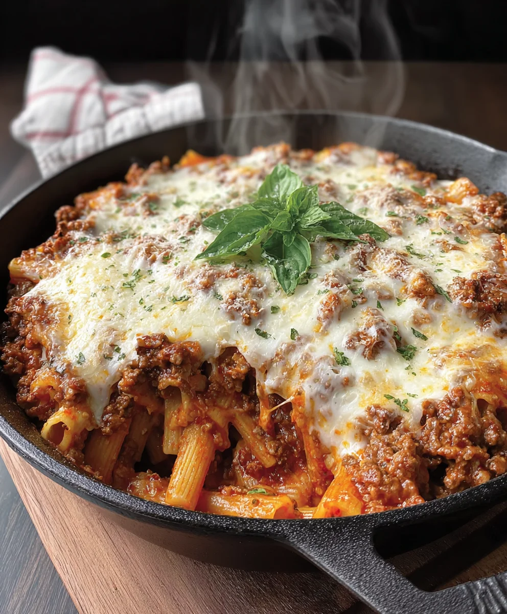 Lazy Lasagna Skillet: Easy One-Pan Beef Dinner Recipe