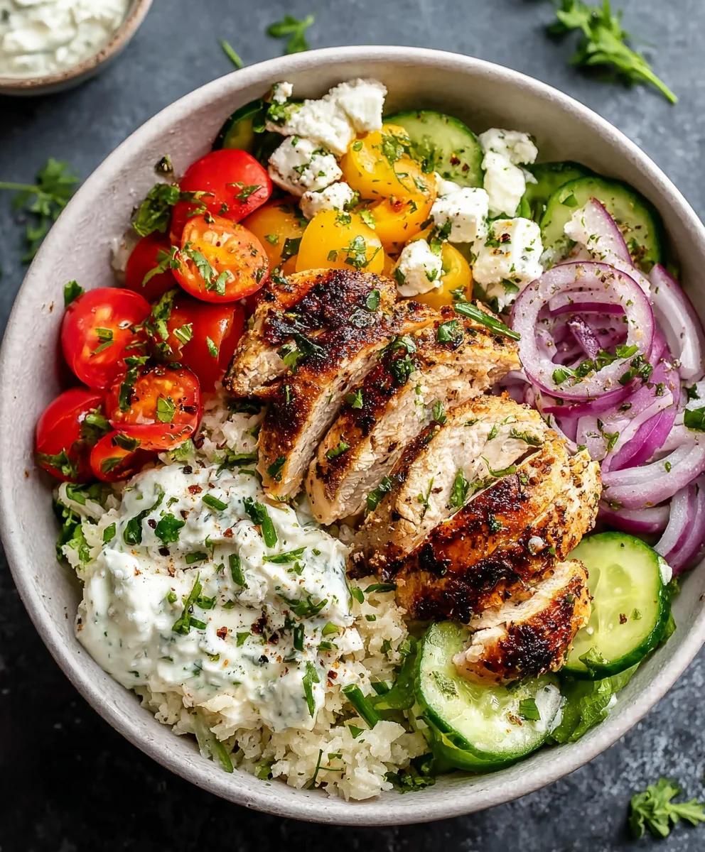 Easy Greek Chicken Bowls: Healthy, Flavorful Meal Prep Idea
