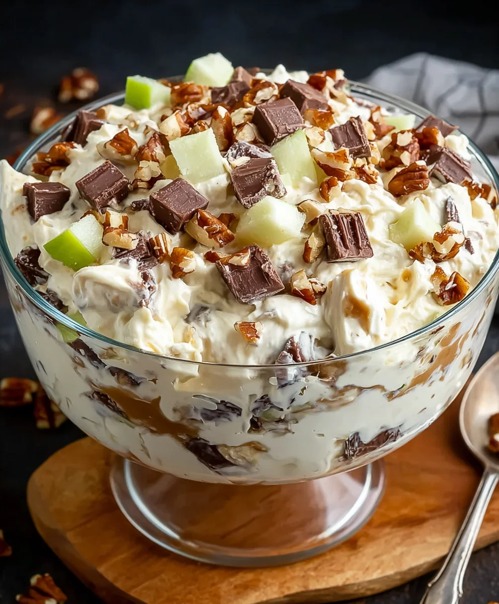 Midwest Snickers Salad: Sweet, Salty, Unforgettable Dessert!