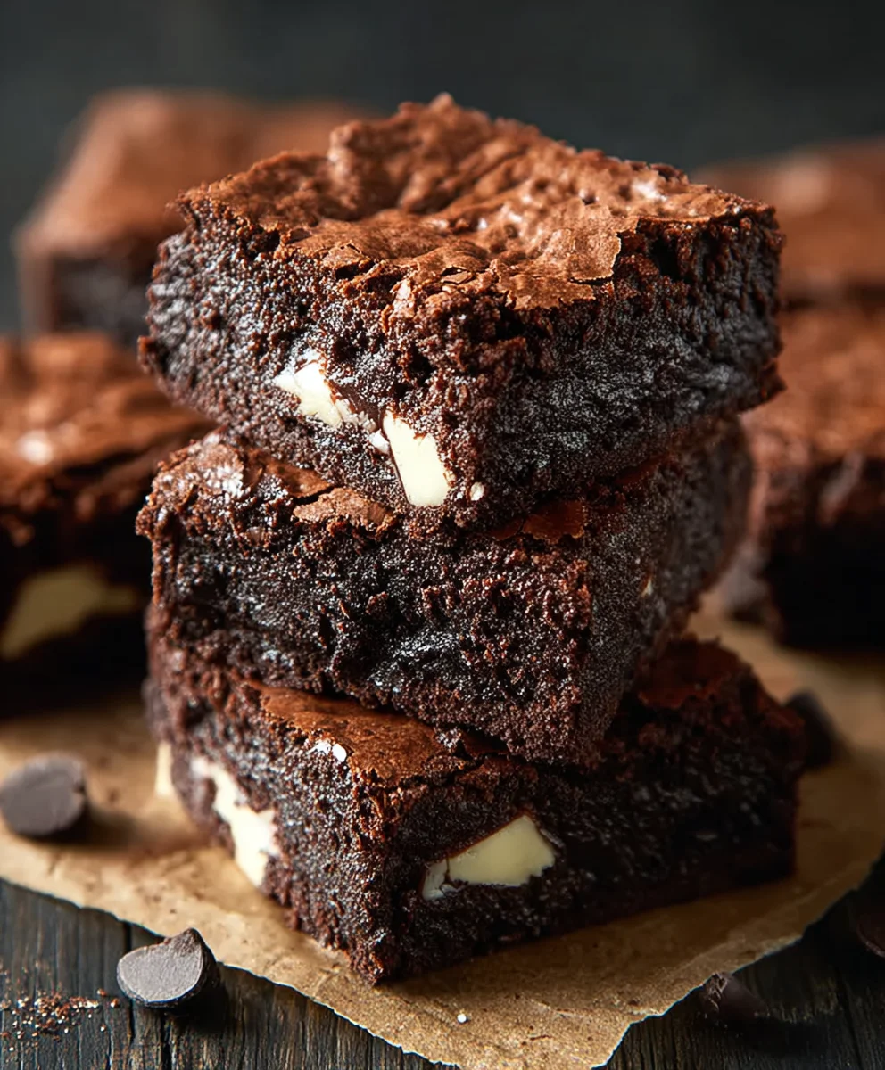 Best Triple Chocolate Brownies - Super Fudgy & Easy Recipe