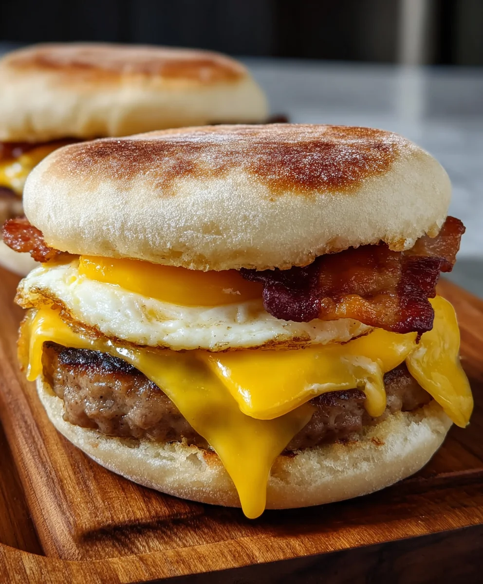 Freezer Beef Breakfast Sandwich: Quick & Easy Morning Meals