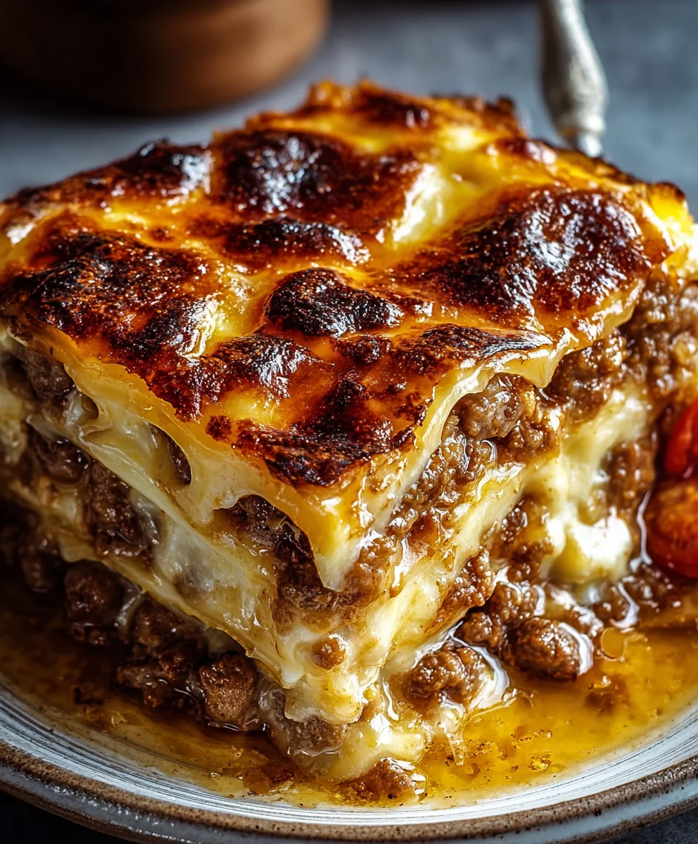 Hearty Beef Pancake Sausage Casserole: Perfect for Breakfast.