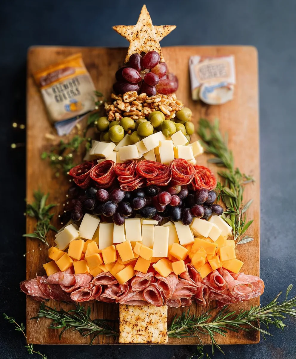 Create a Stunning Christmas Tree Charcuterie Board!