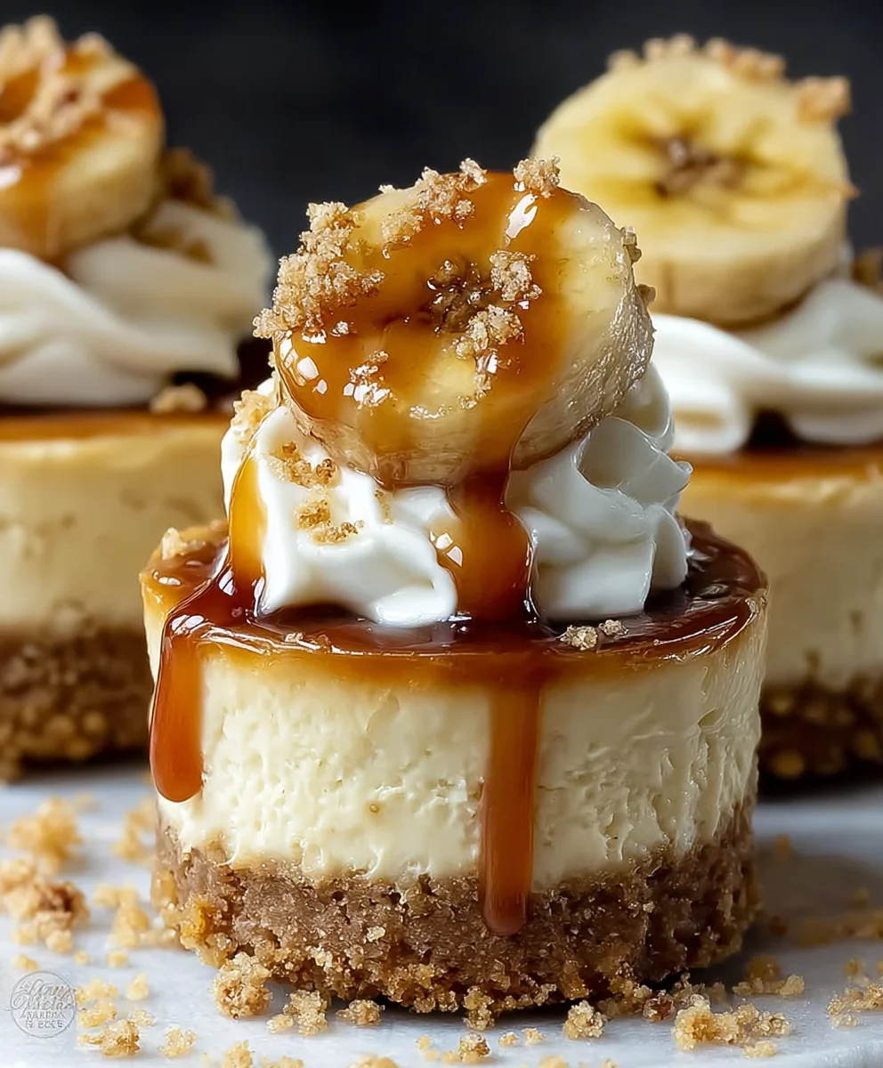 Irresistible Banana Foster Cheesecake Cups: Mini Dessert Magic
