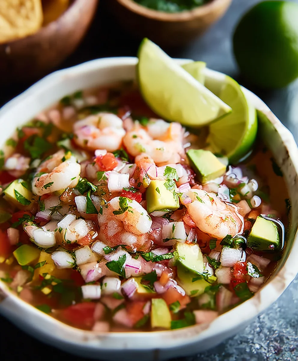Authentic Sonoran Shrimp Ceviche Recipe - Zesty & Flavorful