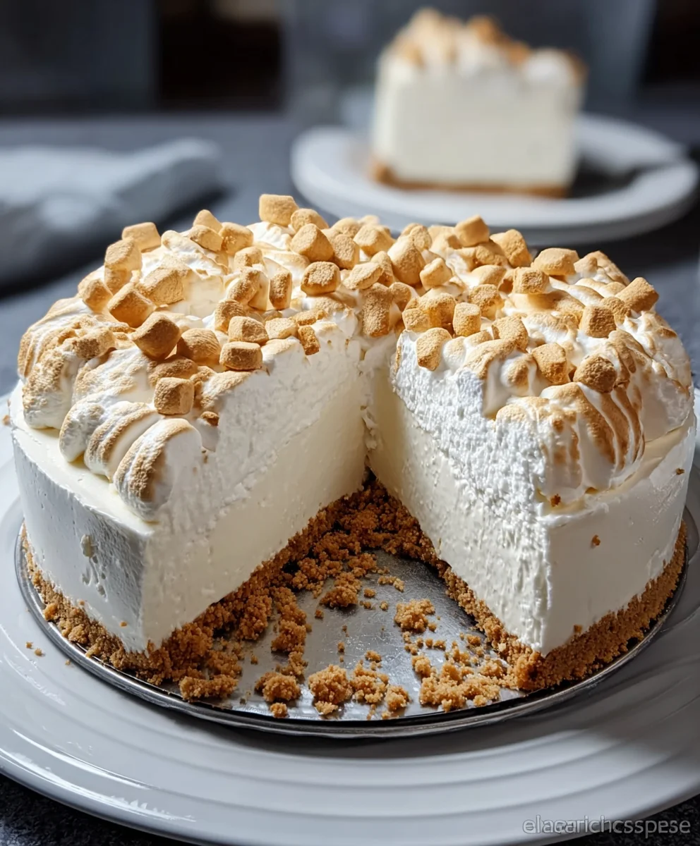 Marshmallow Whip Cheesecake Heaven: Easy No-Bake Treat