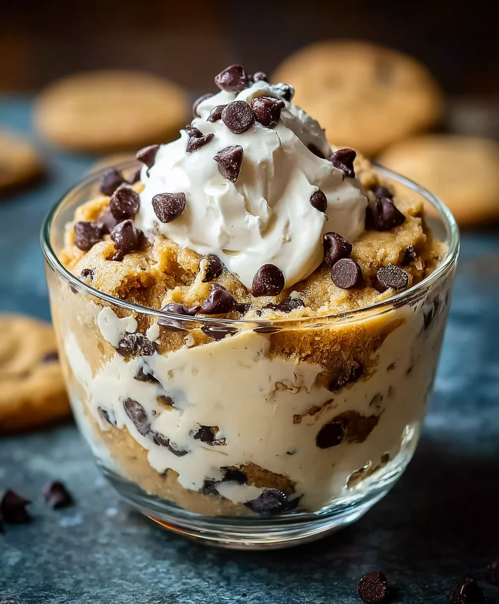 Delicious Cookie Dough Pudding Recipe-Easy Dessert