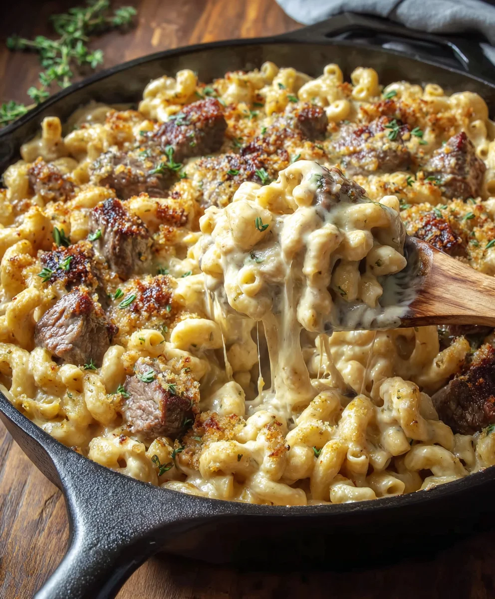 Creamy Steak Mac & Cheese Recipe – Comfort Food Perfection