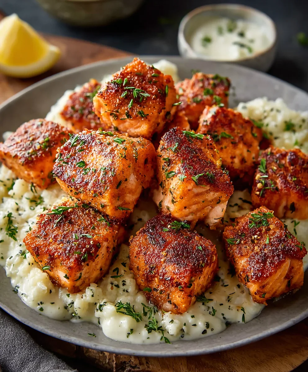 Air Fryer Salmon Bites - Quick & Easy Appetizer
