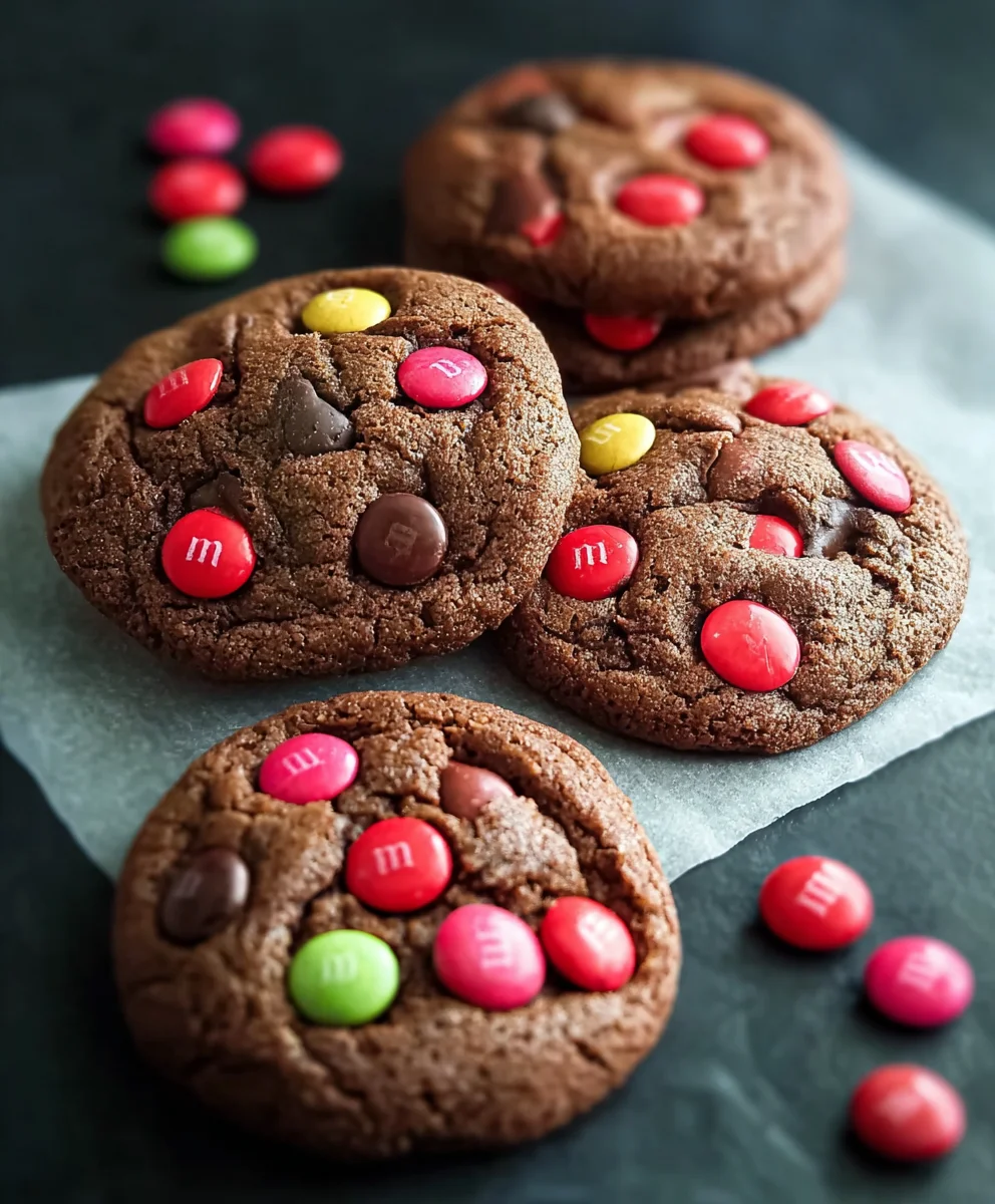Best Chocolate M&M Cookies - Quick & Colorful Bites!
