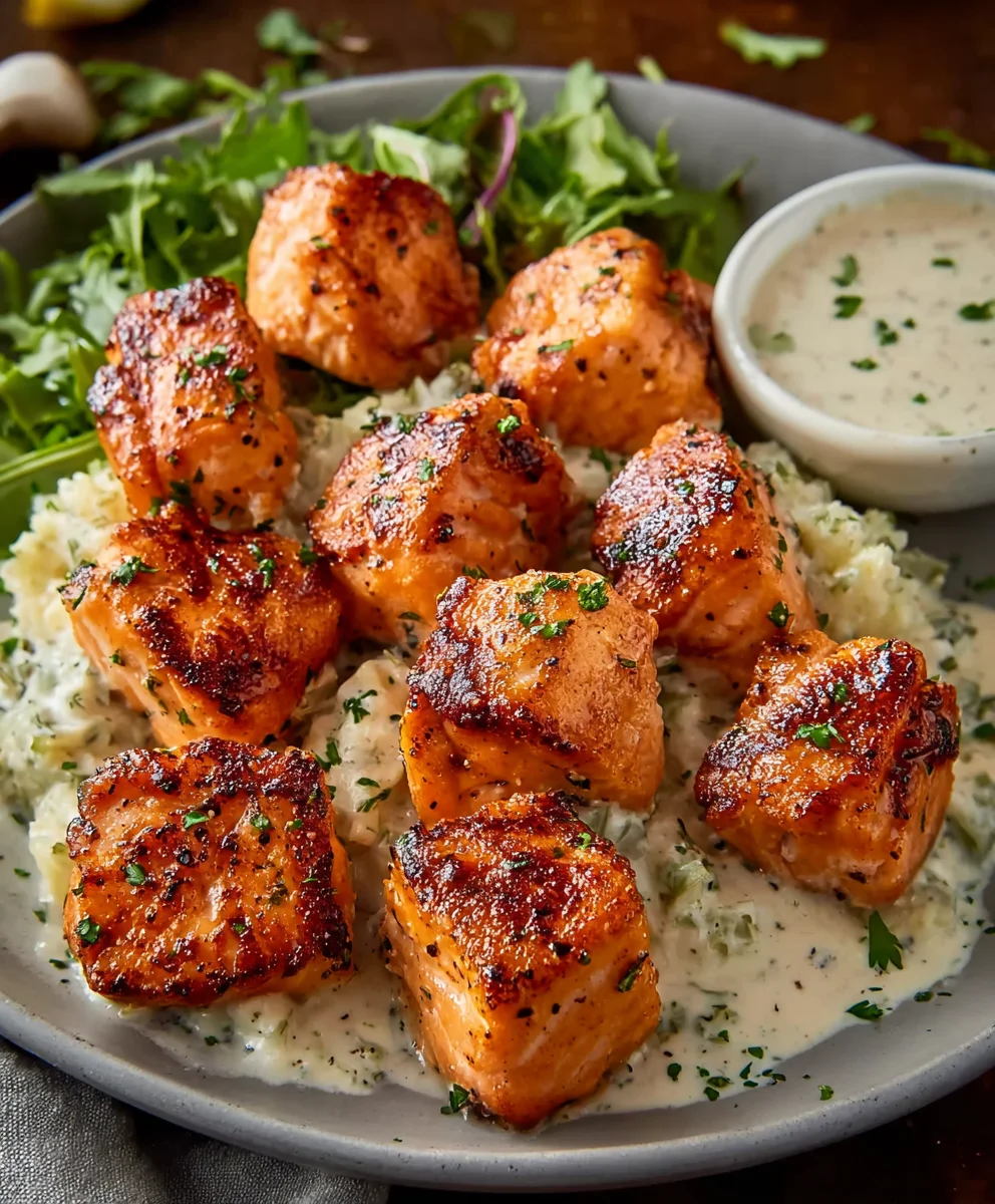 Air Fryer Salmon Bites - Quick & Easy Appetizer