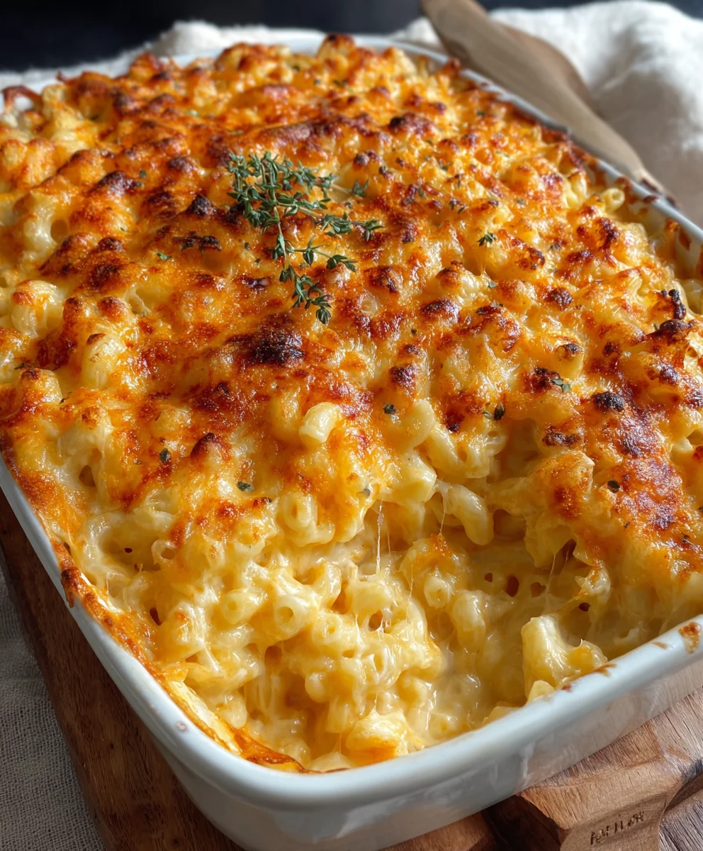 Creamy Three Cheese Macaroni and Cheese Recipe