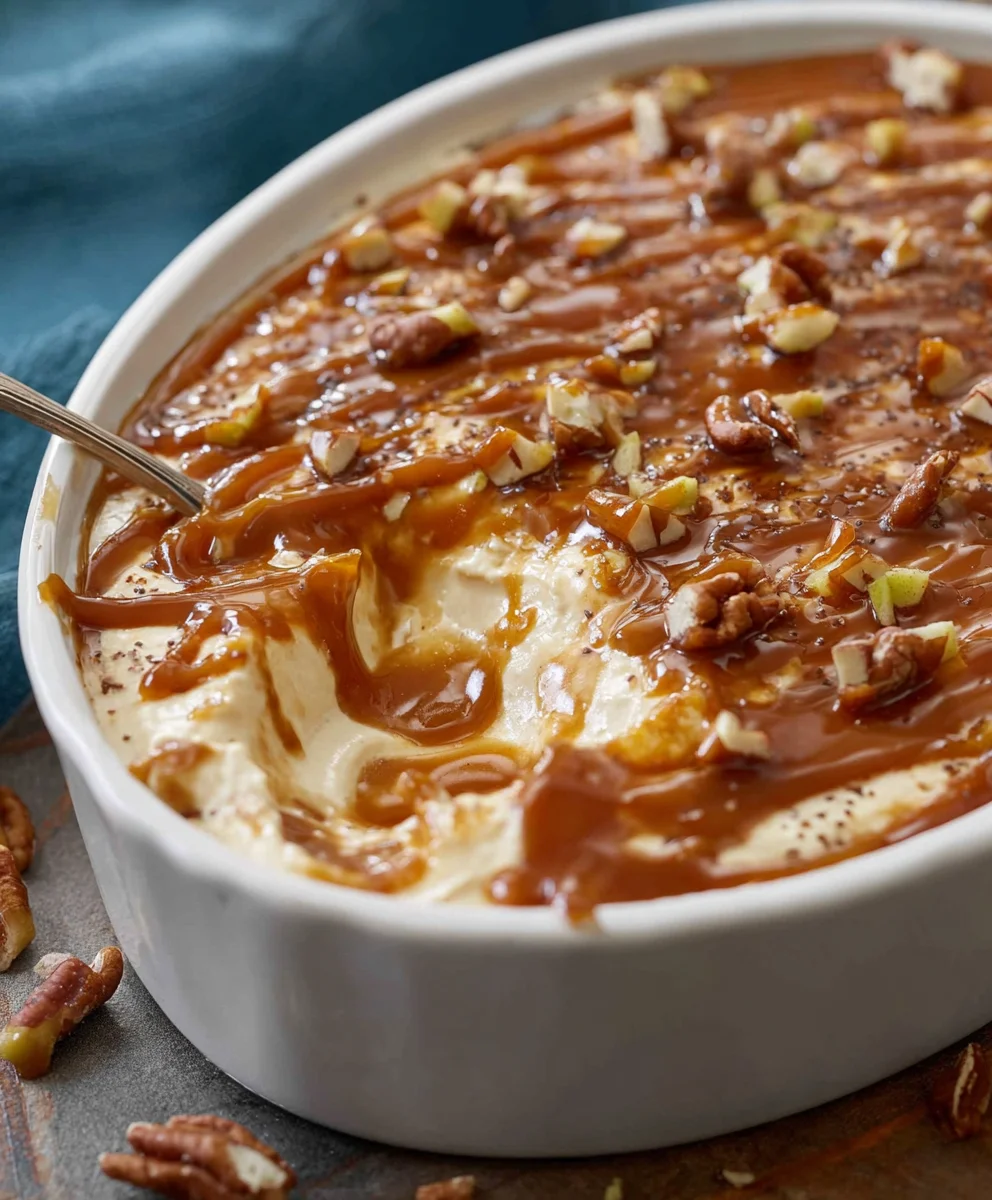 Caramel Apple Cheesecake Dip - Easy & Delicious