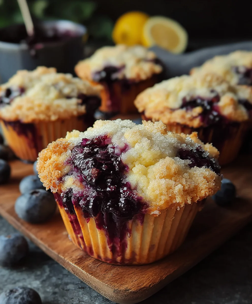 Blueberry Jam Muffins-Sweet & Easy Baked Treat