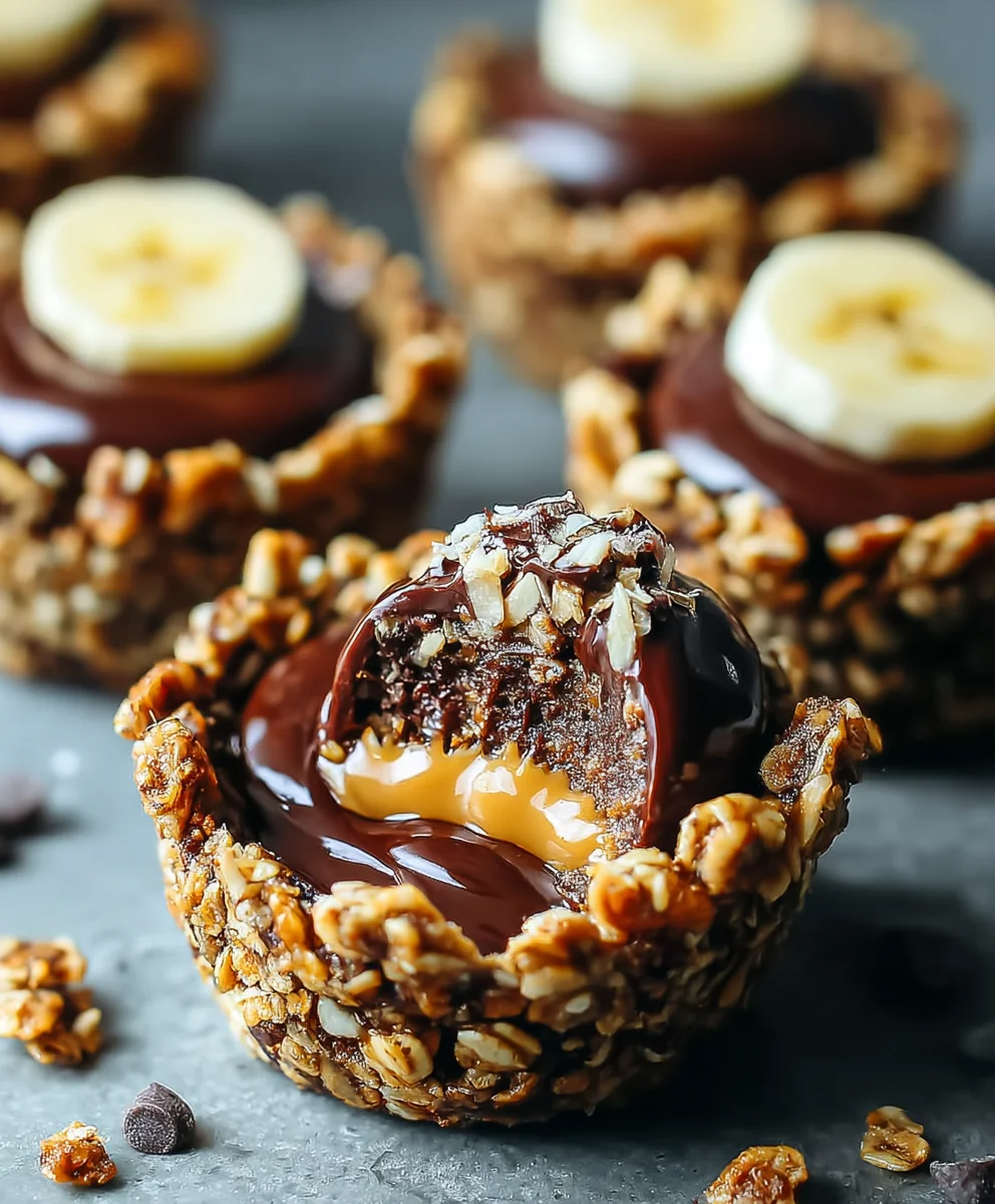Chocolate Granola Peanut Butter Cups-Easy Recipe