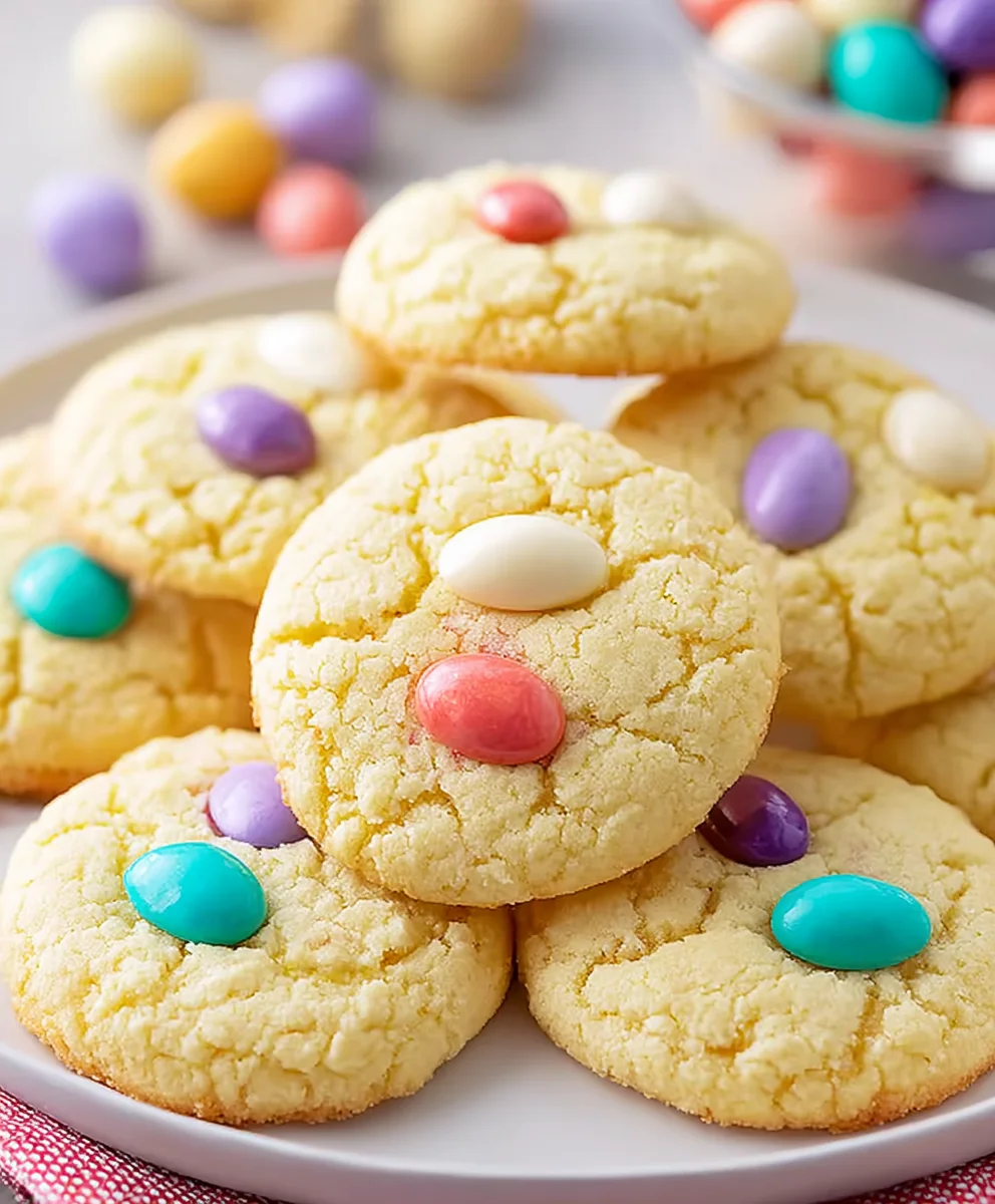 Easter Cake Mix Cookies-Easy Festive Treats