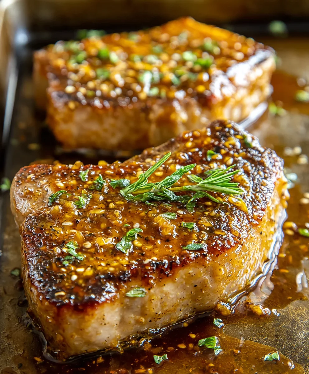 Honey Mustard Beef Chops Oven-Baked Perfection