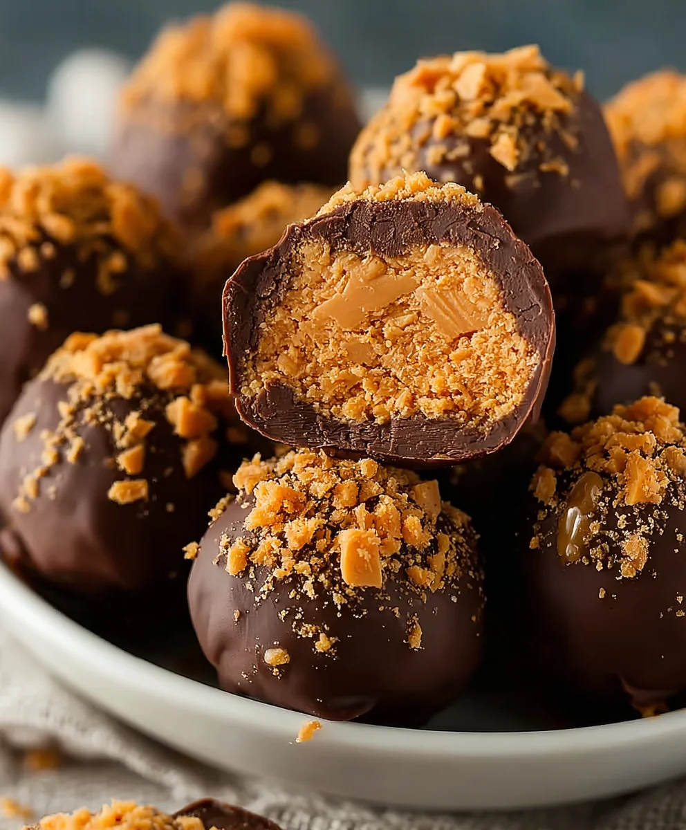 Easy Butterfinger Balls Recipe-Decadent Treat