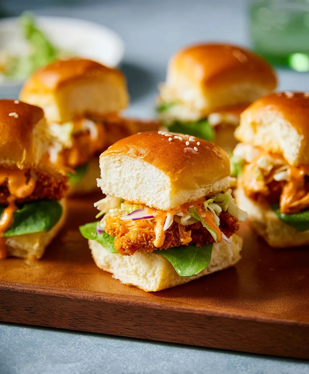 Bang Bang Chicken Sliders Easy Recipe - Quick Meal
