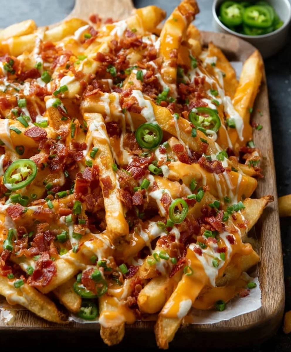 Amazing Loaded Fries Recipe-Easy & Delicious
