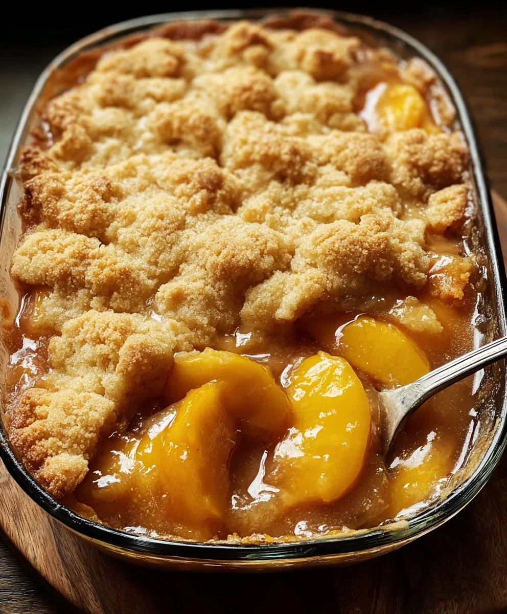 Classic Southern Peach Cobbler - Best Recipe