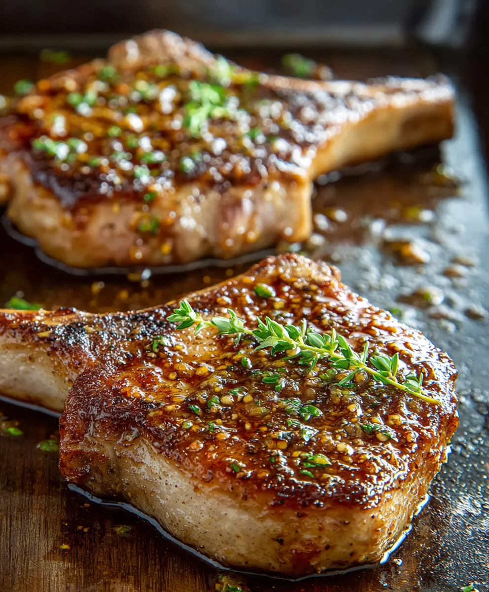 Honey Mustard Beef Chops Oven-Baked Perfection
