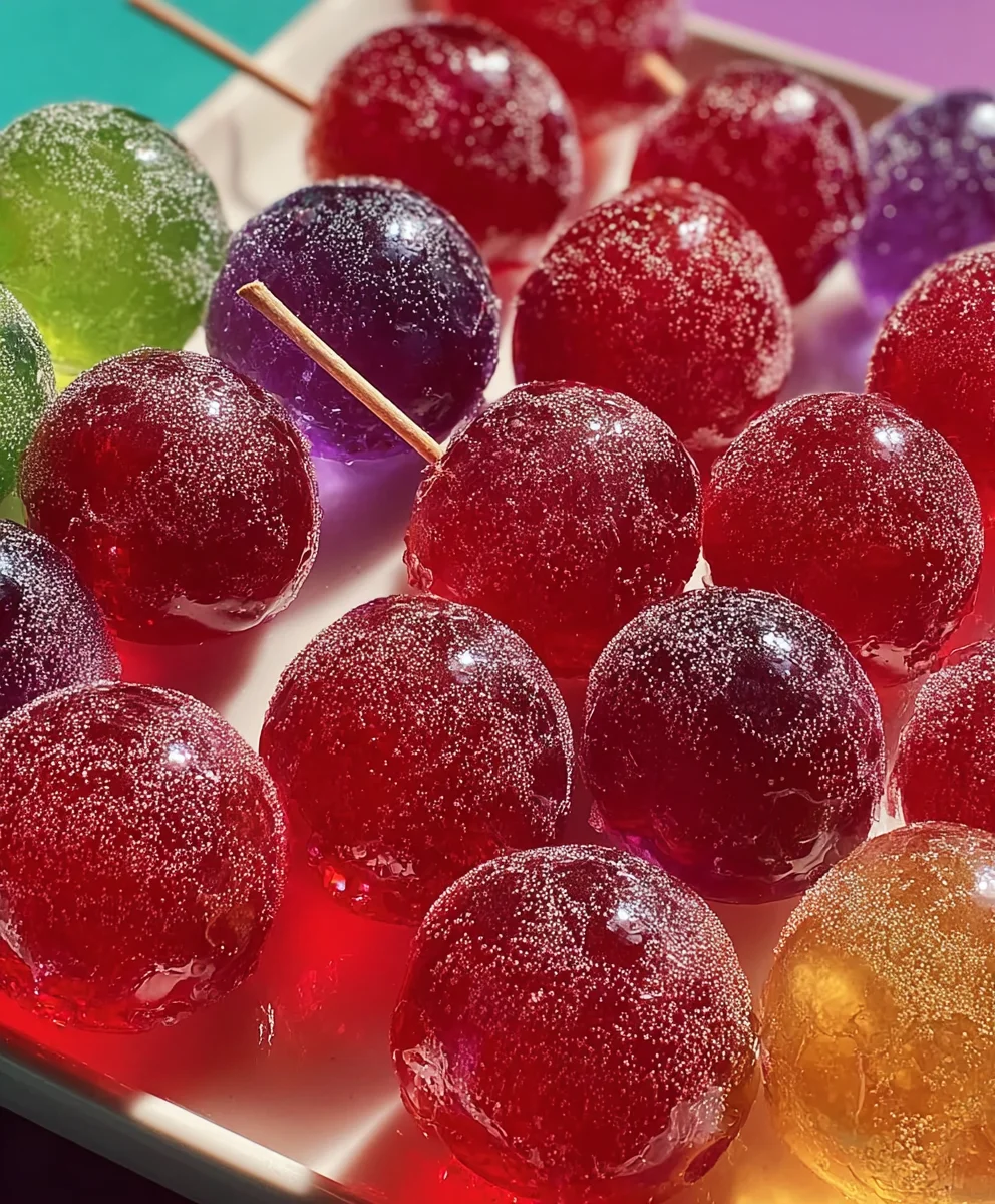 Frozen Candy Grapes Jell-O Recipe