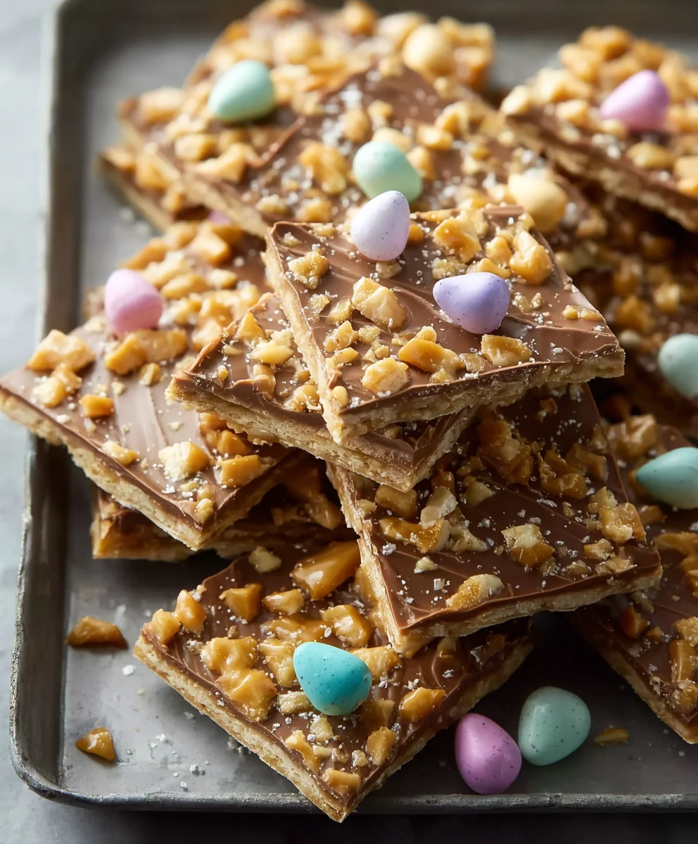Easy Easter Toffee Recipe-Sweet Spring Treat