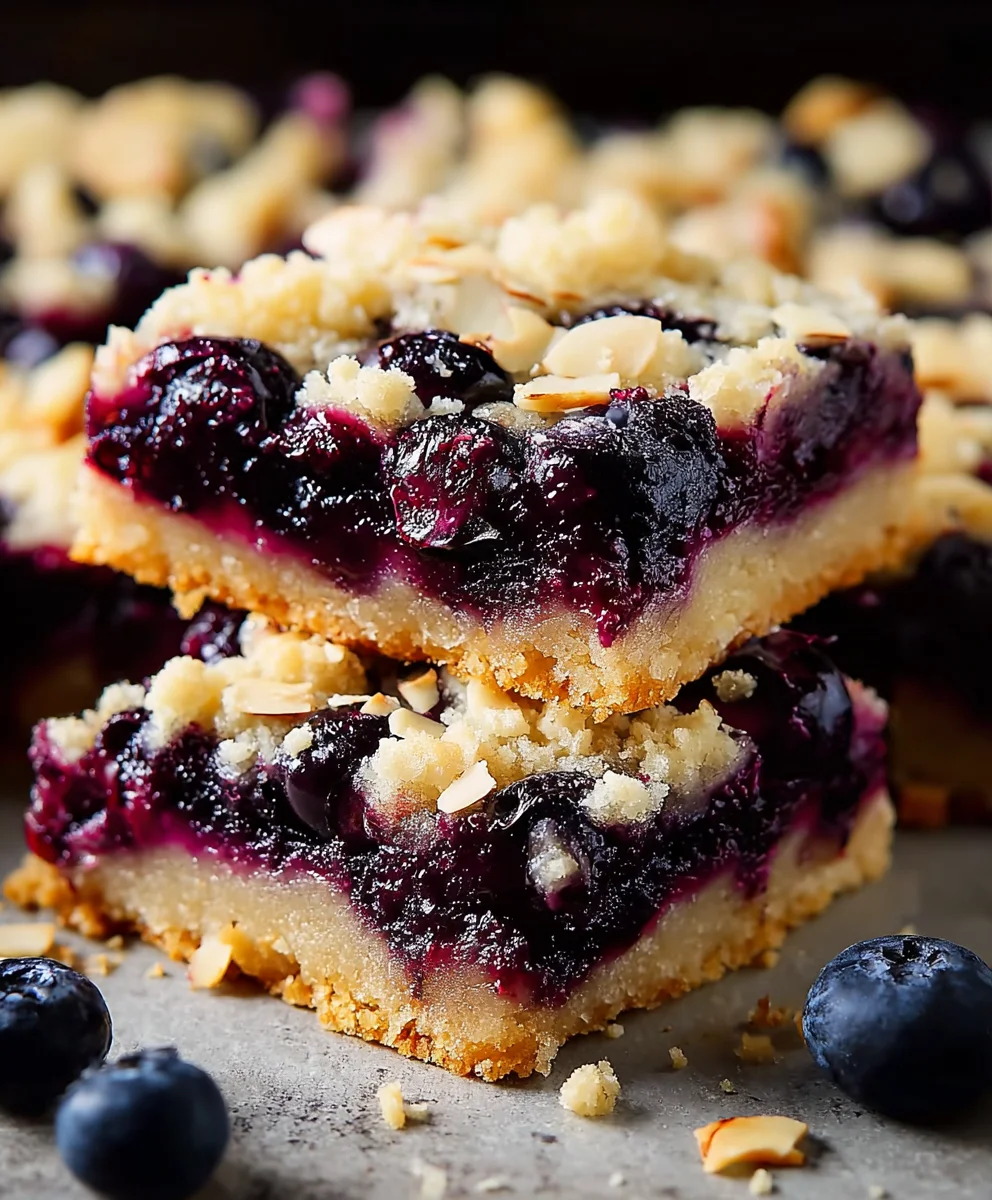 Blueberry Pie Cookie Bars - Easy Fruity Dessert