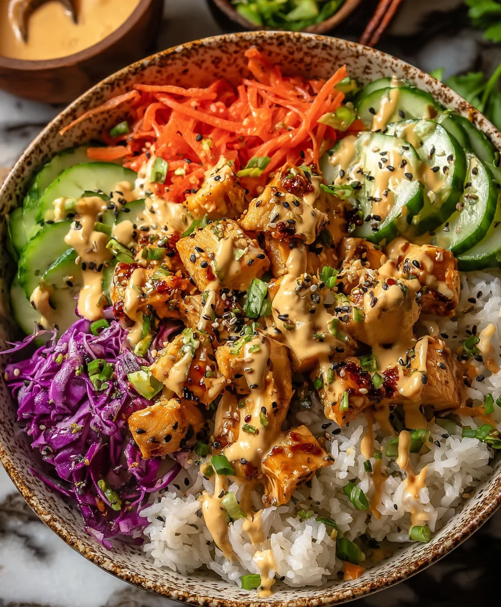Bang Bang Chicken Bowl-Easy & Flavorful Meal