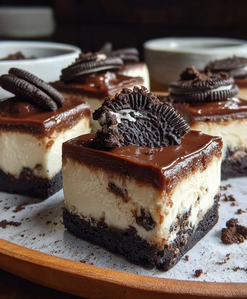 Easy No-Bake Oreo Cheesecake Bars Recipe