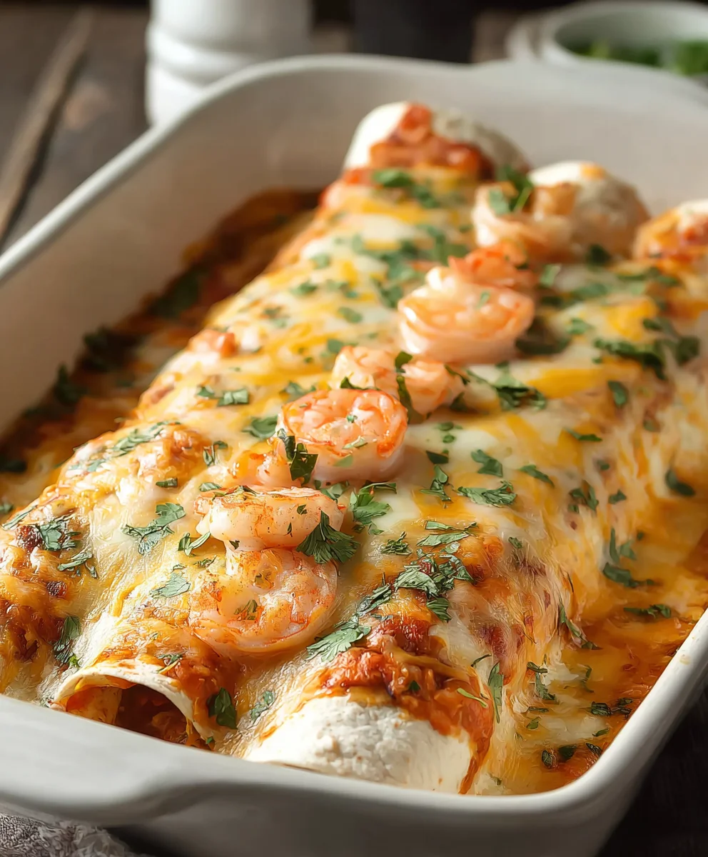 Easy Shrimp Enchiladas Recipe - Delicious & Quick
