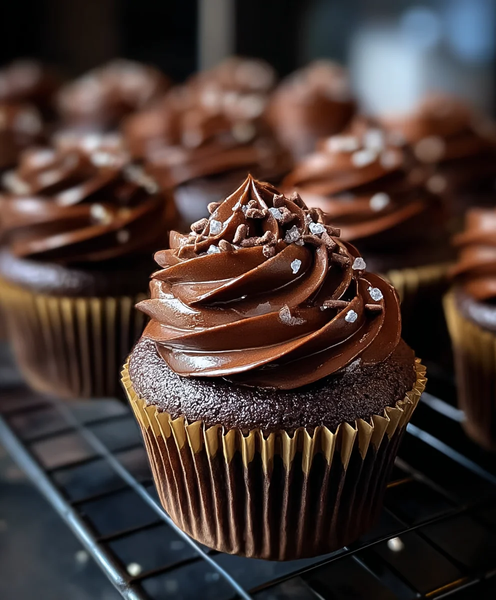 Decadent Chocolate Fudge Cupcakes-Rich & Moist Recipe
