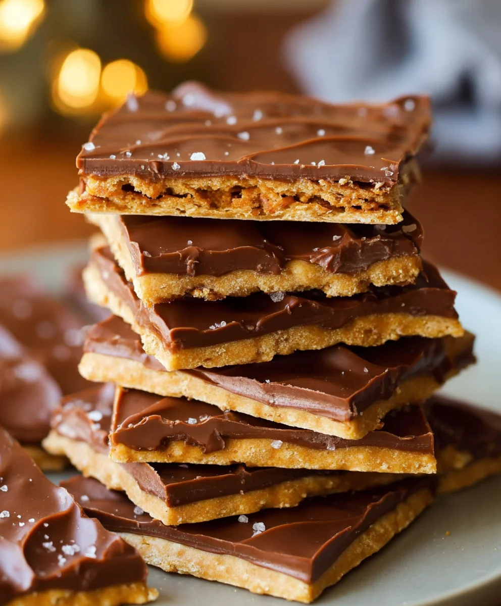 Easy Christmas Crack Saltine Candy Recipe