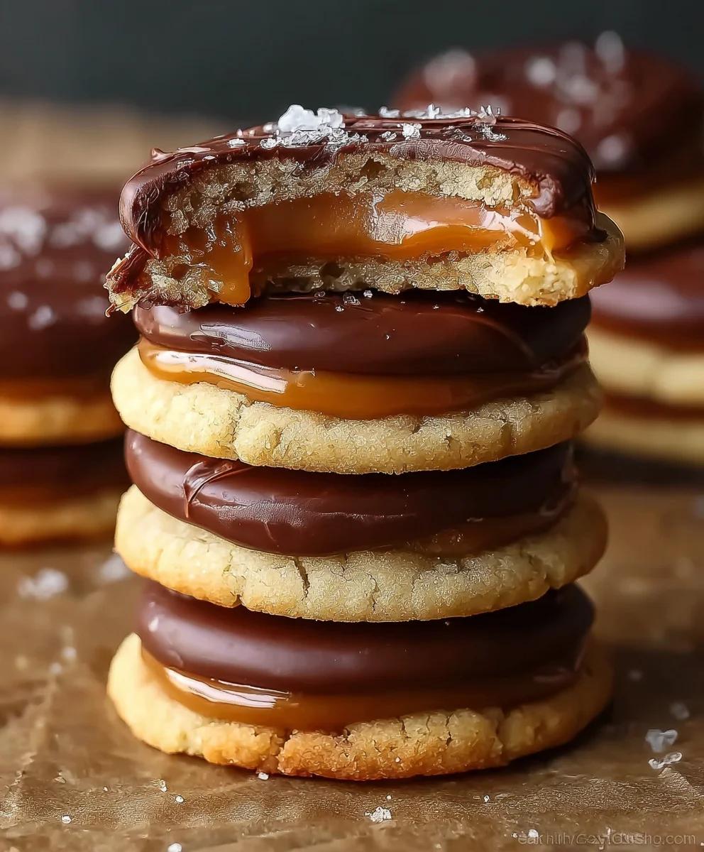 Easy Twix Cookies-Decadent Chocolate Caramel Treat