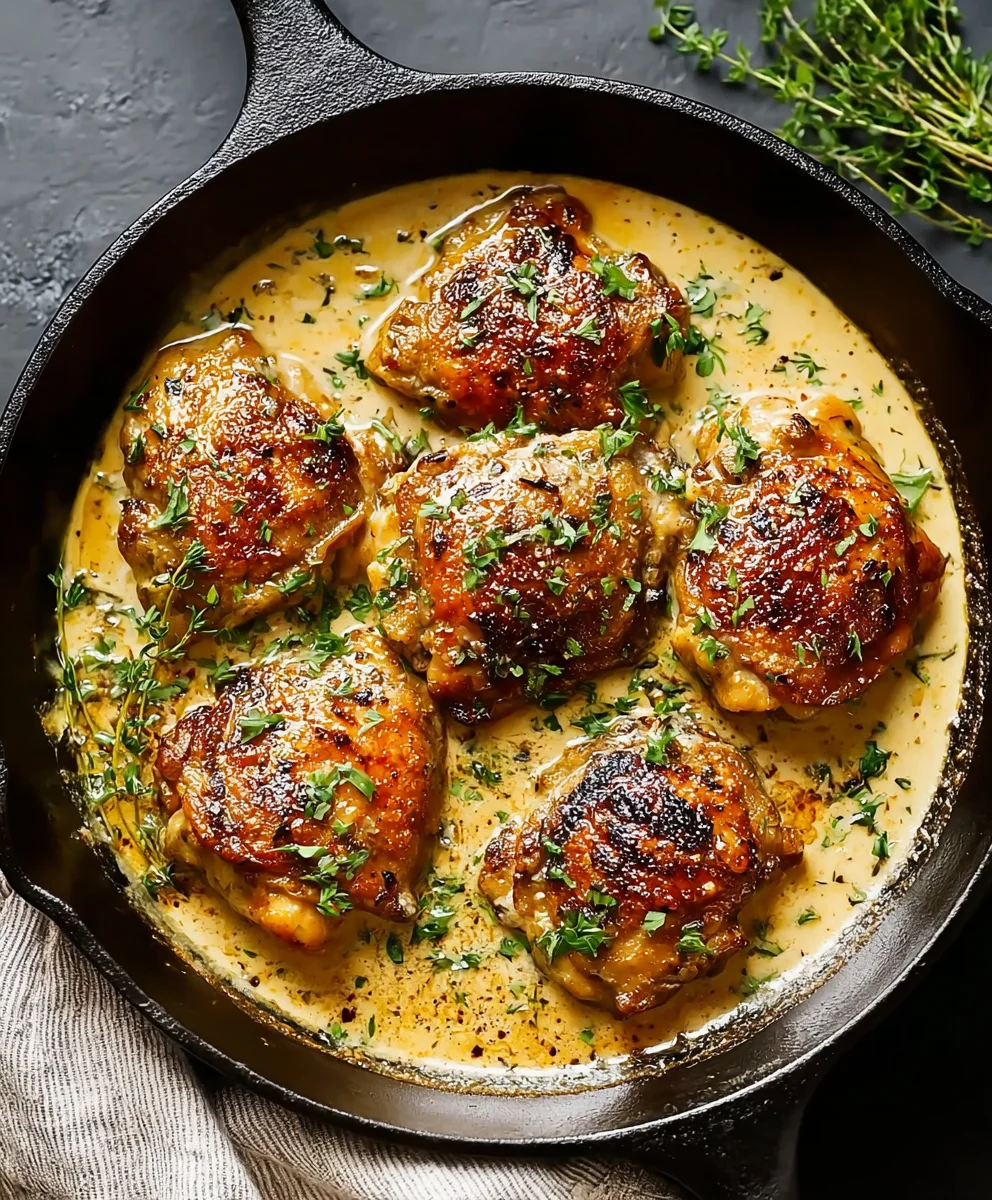 Creamy Skillet Beef Thighs - Easy & Delicious