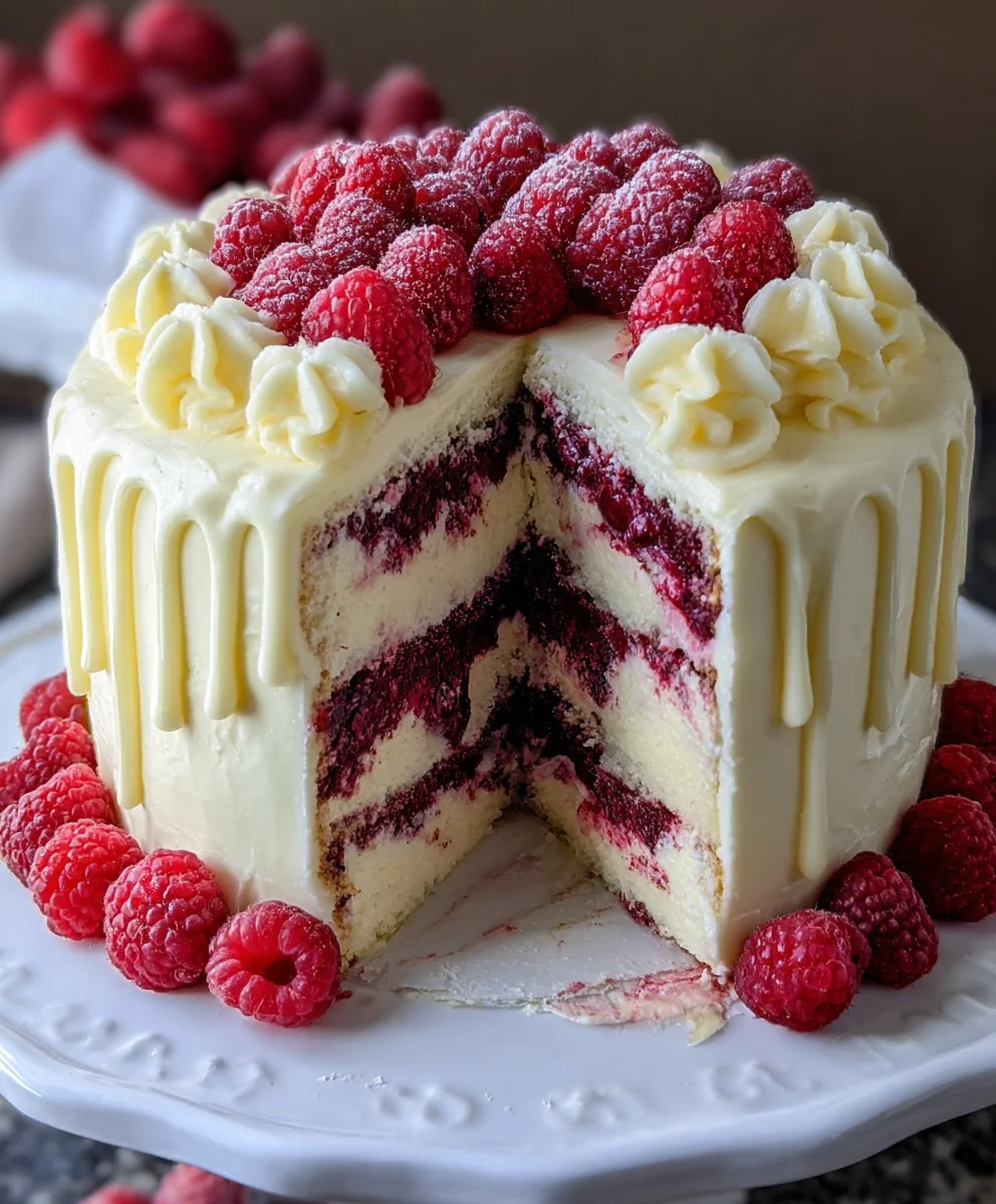 Decadent Chocolate Raspberry Cake-Easy Recipe