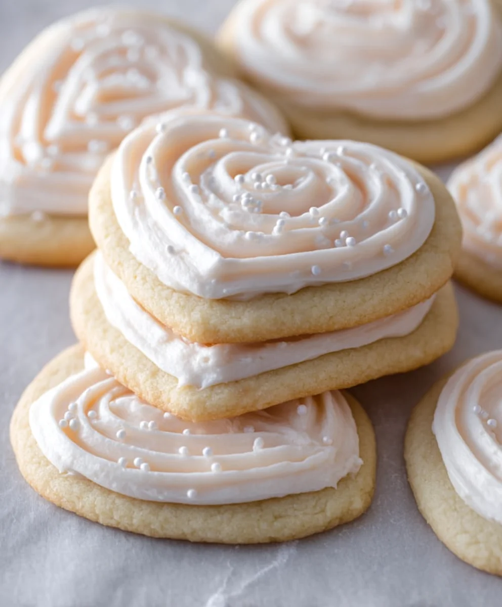 Soft Sour Cream Sugar Cookies Cream Cheese Frosting