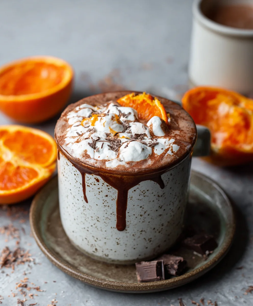 Spicy Orange Hot Chocolate - Cozy Drink Recipe