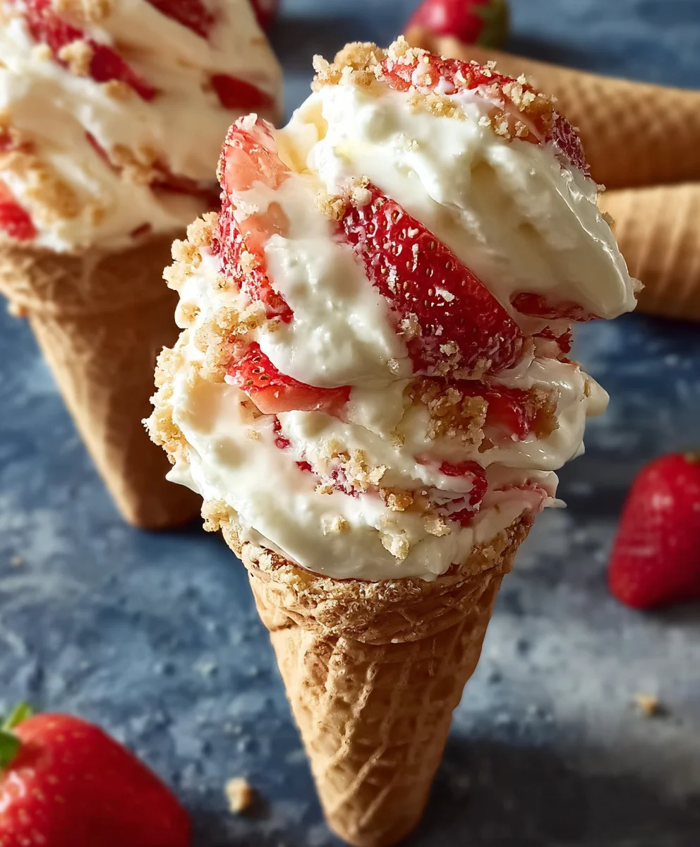 Delicious Cheesecake Cones-Easy Dessert Recipe