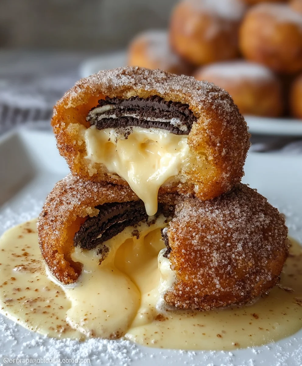 Churro Fried Oreos-Easy Dessert Recipe