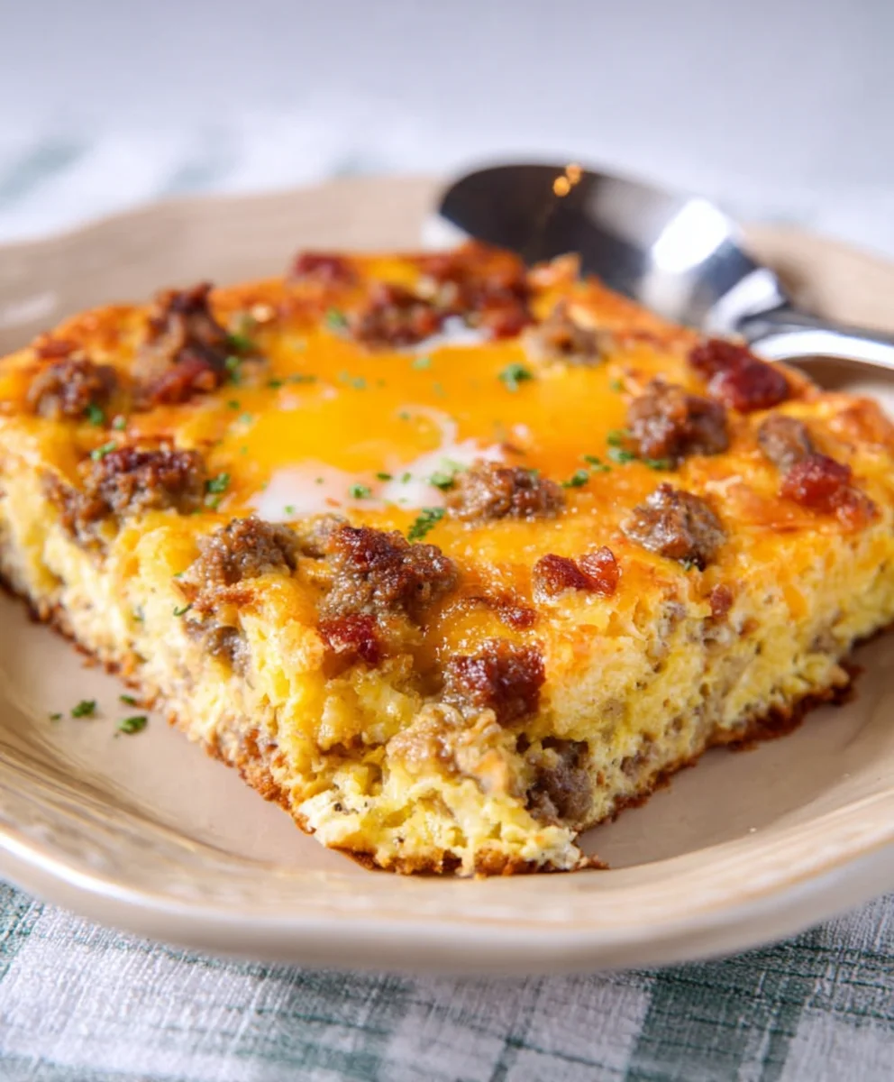 Easy Breakfast Casserole Recipe-Hearty & Delicious