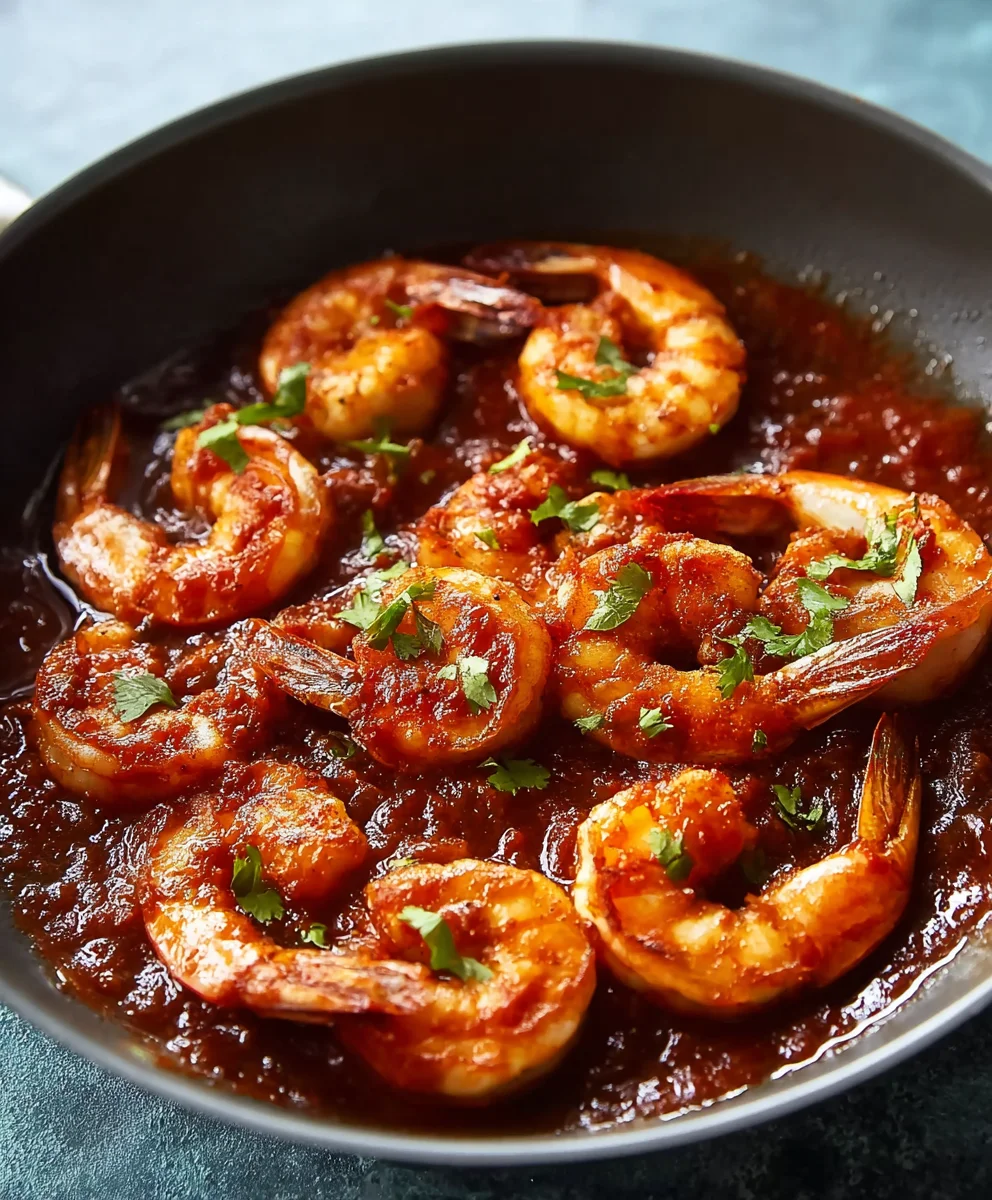 Spicy Camarones a la Diabla-Flavorful Shrimp Dish