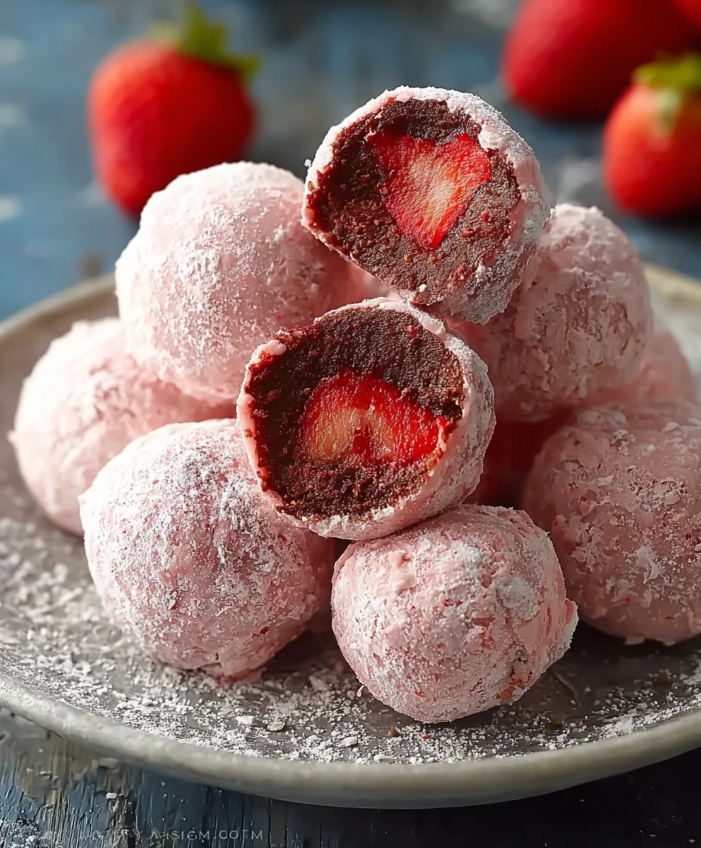 Delicious Strawberry Truffles - Easy No-Bake Treat