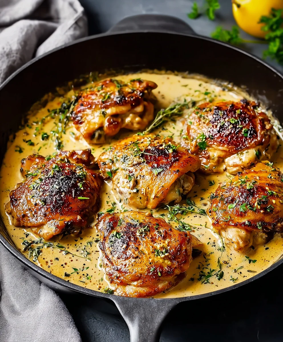Creamy Skillet Beef Thighs - Easy & Delicious