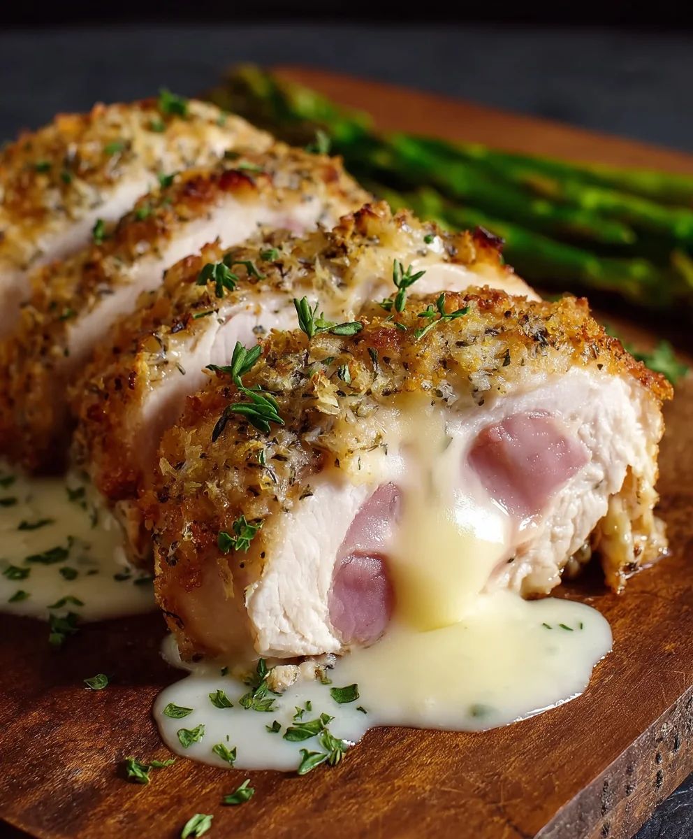 Classic Chicken Cordon Bleu with Creamy Sauce Recipe