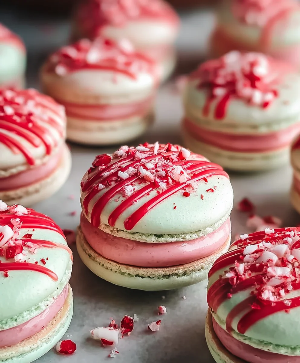 Peppermint Macarons - Easy Refreshing Dessert Recipe
