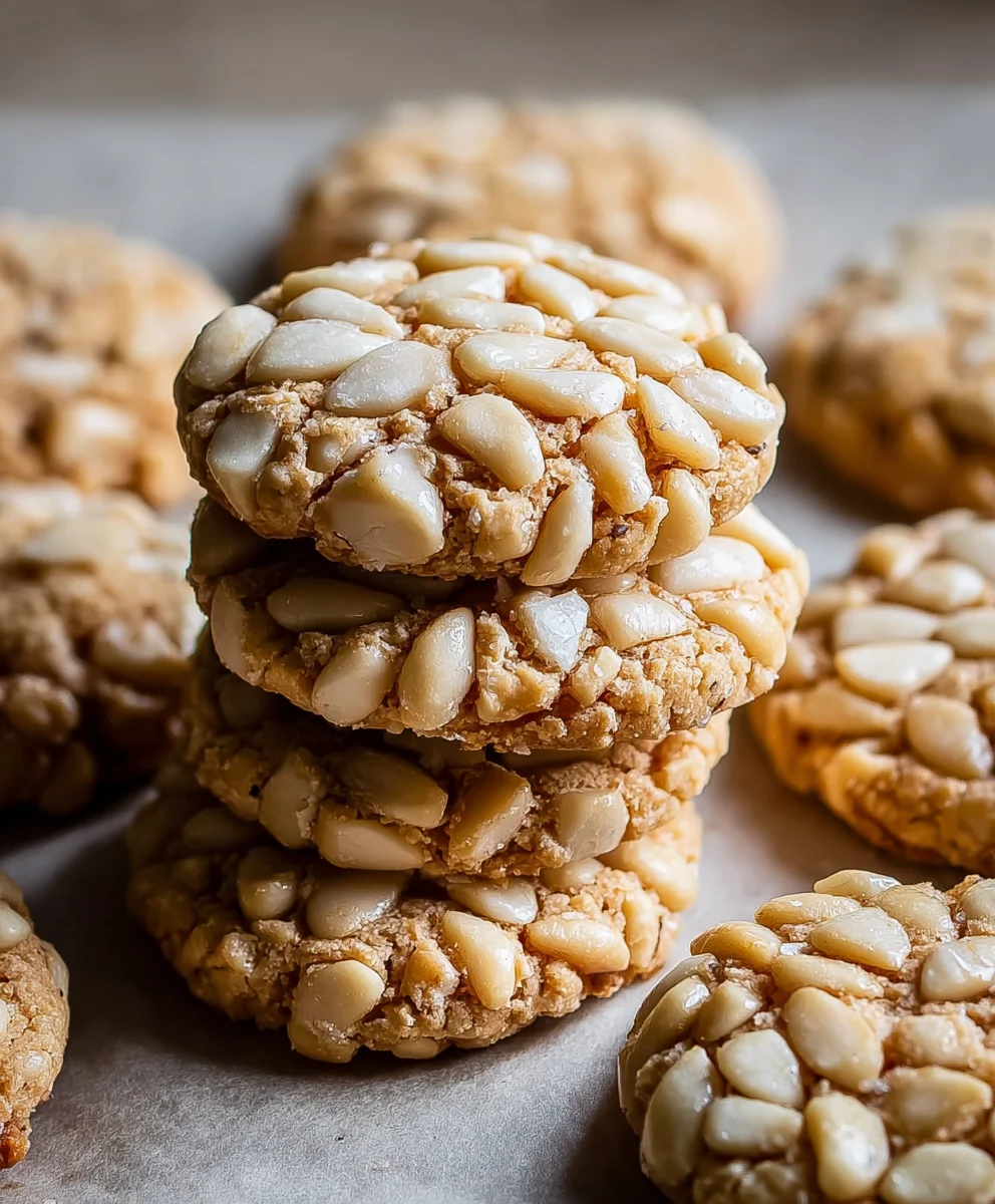 Authentic Pignoli Cookies - Easy Italian Pine Nut Recipe